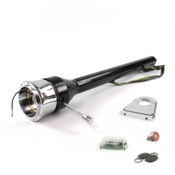 Roadster Column Black 4.5" Drop 9 Hole Push Button RD w/ RFID - Part Number: HEXCB3XXX0459PRD1