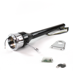 Roadster Column Black 4.5" Drop 9 Hole Push Button w/ RFID - Part Number: HEXCB3XXX0459PXX1