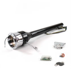 Roadster Column Black 2.5" Drop 9 Hole Push Button RD w/ RFID - Part Number: HEXCB3XXX0259PRD1