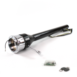 Roadster Column Black 9 Hole Push Button w/ RFID - Part Number: HEXCB3XXX0X9PXX1