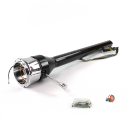 Roadster Column Black 9 Hole Push Button RD  - Part Number: HEXCB3XXX0X9PRD0