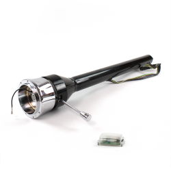 Roadster Column Black 9 Hole Push Button  - Part Number: HEXCB3XXX0X9PXX0