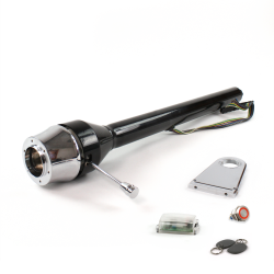 Roadster Column Black 5.5" Drop 6 Hole Push Button RD w/ RFID - Part Number: HEXCB3XXX0556PRD1