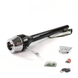 Roadster Column Black 2.5" Drop 6 Hole Push Button RD w/ RFID - Part Number: HEXCB3XXX0256PRD1