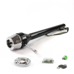 Roadster Column Black FLR MNT 6 Hole Push Button GN w/ RFID - Part Number: HEXCB3XXX1X6PGN1