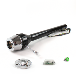 Roadster Column Black FLR MNT 6 Hole Push Button GN  - Part Number: HEXCB3XXX1X6PGN0