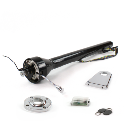 Roadster Column Black FLR MNT 5.5" Drop Push Button w/ RFID - Part Number: HEXCB3XXX155XPXX1