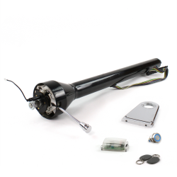 Roadster Column Black 5.5" Drop Push Button BL w/ RFID - Part Number: HEXCB3XXX055XPBL1