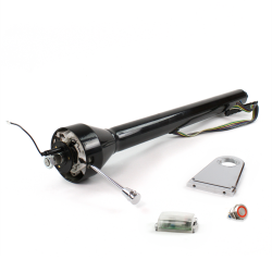 Roadster Column Black 5.5" Drop Push Button RD  - Part Number: HEXCB3XXX055XPRD0