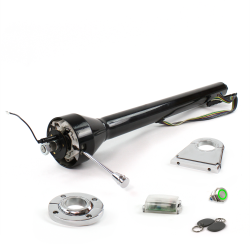 Roadster Column Black FLR MNT 4.5" Drop Push Button GN w/ RFID - Part Number: HEXCB3XXX145XPGN1