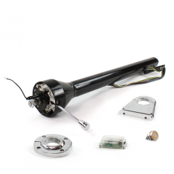 Roadster Column Black FLR MNT 4.5" Drop Push Button OR  - Part Number: HEXCB3XXX145XPOR0