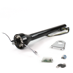 Roadster Column Black 4.5" Drop Push Button BL w/ RFID - Part Number: HEXCB3XXX045XPBL1