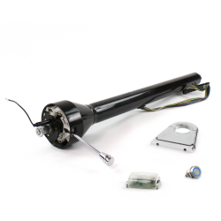 Roadster Column Black 4.5" Drop Push Button BL  - Part Number: HEXCB3XXX045XPBL0