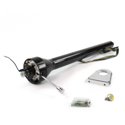 Roadster Column Black 4.5" Drop Push Button YL  - Part Number: HEXCB3XXX045XPYL0