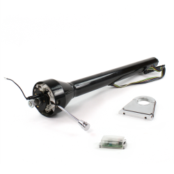 Roadster Column Black 4.5" Drop Push Button  - Part Number: HEXCB3XXX045XPXX0