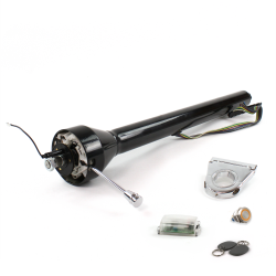 Roadster Column Black 3.5" Drop Push Button OR w/ RFID - Part Number: HEXCB3XXX035XPOR1