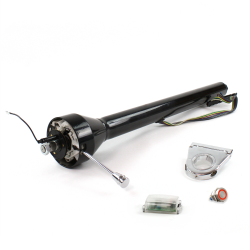 Roadster Column Black 3.5" Drop Push Button RD  - Part Number: HEXCB3XXX035XPRD0