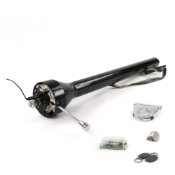 Roadster Column Black 2.5" Drop Push Button WH w/ RFID - Part Number: HEXCB3XXX025XPWH1