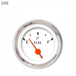 Fuel level Ga. - DECO XT Wht, Or Vintage Nedl, Chrome Trm Rings Style Kit DIY - Part Number: GAR214ZEXKABAH