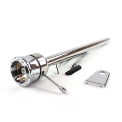 Roadster Column Stainless 5.5" Drop 9 Hole  - Part Number: HEXXX0559X0