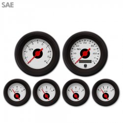 6 Ga. Set - SAE DECO XT Ash, Rd Vintage Needles, Black Trim Rings Style Kit DIY - Part Number: GAR215ZEXRACAE