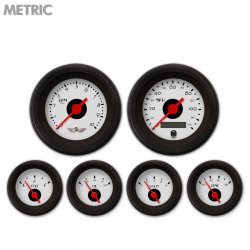 6 Ga. Set w/emblem-Metric DECO XT Ash, Rd Vintage Nedl, Black Trm Rngs~ Kit DIY - Part Number: GAR215ZMARACAE