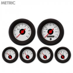 6 Ga. Set - Metric DECO XT Ash, Rd Vintage Nedl, Black Trm Rings Style Kit DIY - Part Number: GAR215ZMXRACAE