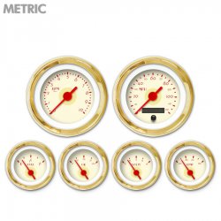6 Ga. Set - Metric DECO XT Tan, Rd Vintage Nedl, Gold Trm Rings Style Kit DIY - Part Number: GAR216ZMXRAAAE