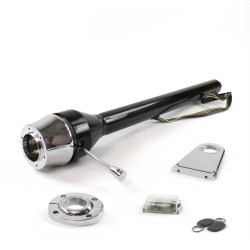 Roadster Column Black FLR MNT 5.5" Drop 6 Hole Push Button w/ RFID - Part Number: HEXCB3XXX1556PXX1