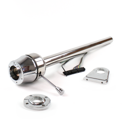 Roadster Column Stainless FLR MNT 4.5" Drop 6 Hole  - Part Number: HEXXX1456X0