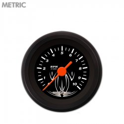 Tach Ga. w/ emblem Pinstripe Black, Or Vintage Nedl, Black Rngs~Style Kit DIY - Part Number: GAR221ZMAIACAH