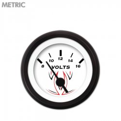 Volt Ga. Metric Pinstripe White, Black Vintage Nedl, Black Rings~Style Kit DIY - Part Number: GAR222ZMXNACAC