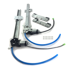 Flat Glass Power Window Conversion  36 1936 Ford Model 48 Delivery. Slantback, Humpback - Part Number: AUTA33C2C