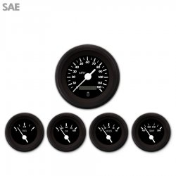 5 Ga. Set SAE Marker Black, White Vintage Needles, Black Rings Style Kit DIY - Part Number: GAR233ZEXQACAD