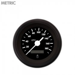 Speedo Ga. Metric Marker Black, White Vintage Nedl, Black Rings Style Kit DIY - Part Number: GAR233ZMXHACAD