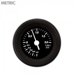 Turbo Ga. - Metric Marker Black, Wht Vintage Nedl, Black Trm Rings Style Kit DIY - Part Number: GAR233ZMXMACAD