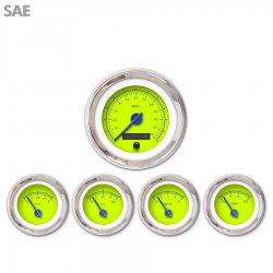 5 Ga. Set - SAE VX Gn, Black Mod Needles, Chrome Trim Rings Style Kit DIY - Part Number: GAR247ZEXQABCF