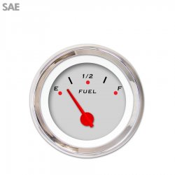 Fuel level Ga. - Pegged Ash, Rd Mod Needles, Chrome Trim Rings Style Kit DIY - Part Number: GAR254ZEXKABCE