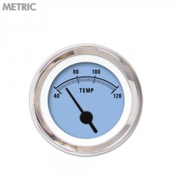 H2O Temp Ga. Metric Rider Black, Black Vintage Nedl, Chrom Rings~Style Kit DIY - Part Number: GAR257ZMXLABAC