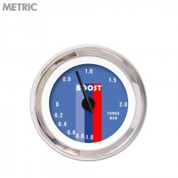 Turbo Ga. Metric Vintage Autobahn Black, Black Mod Nedl, Chrom Rngs~ Kit DIY - Part Number: GAR266ZMXMABCC