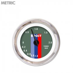 Turbo Ga. Metric Vintage Autobahn Ash, Black Mod Nedl, Chrom Trm Rngs~ Kit DIY - Part Number: GAR268ZMXMABCC