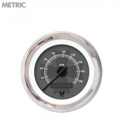 Speedo Ga. Metric Iron Cross Grey, Black Mod Nedl, Chrom Trm Rings~Style Kit DIY - Part Number: GAR276ZMXHABCC