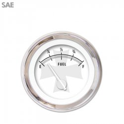 Fuel level Ga. - Iron Cross Wht, Wht Mod Nedl, Chrome Trm Rings Style Kit DIY - Part Number: GAR280ZEXKABCD