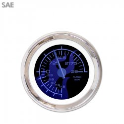 Turbo Ga. SAE Ghost Flame Black Black Flame, Black Mod Nedl, Chrom Rngs~ Kit DIY - Part Number: GAR283ZEXMABCF