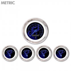 5 Ga. Set Met Ghost Flame Black Black Flame, Black Mod Nedl, Chrom Rngs~ Kit DIY - Part Number: GAR283ZMXQABCF