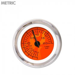 Turbo Ga. Metric Ghost Flame Rd, Black Mod Nedl, Chrome Trm Rings~Style Kit DIY - Part Number: GAR285ZMXMABCC