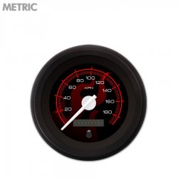 Speedo Ga. Met Ghost Flame Black Rd Flame, White Mod Nedl, Black Rngs~ Kit DIY - Part Number: GAR286ZMXHACCD