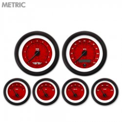 6 Ga. Set w/ emblem - Metric Tribal Rd, Black Mod Nedl, Black Trm Rngs~ Kit DIY - Part Number: GAR288ZMARACCC