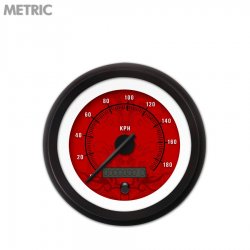 Speedo Ga. Metric Tribal Rd, Black Mod Needles, Black Trim Rings Style Kit DIY - Part Number: GAR288ZMXHACCC