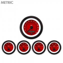 5 Ga. Set - Metric Tribal Rd, Black Mod Needles, Black Trim Rings Style Kit DIY - Part Number: GAR288ZMXQACCC